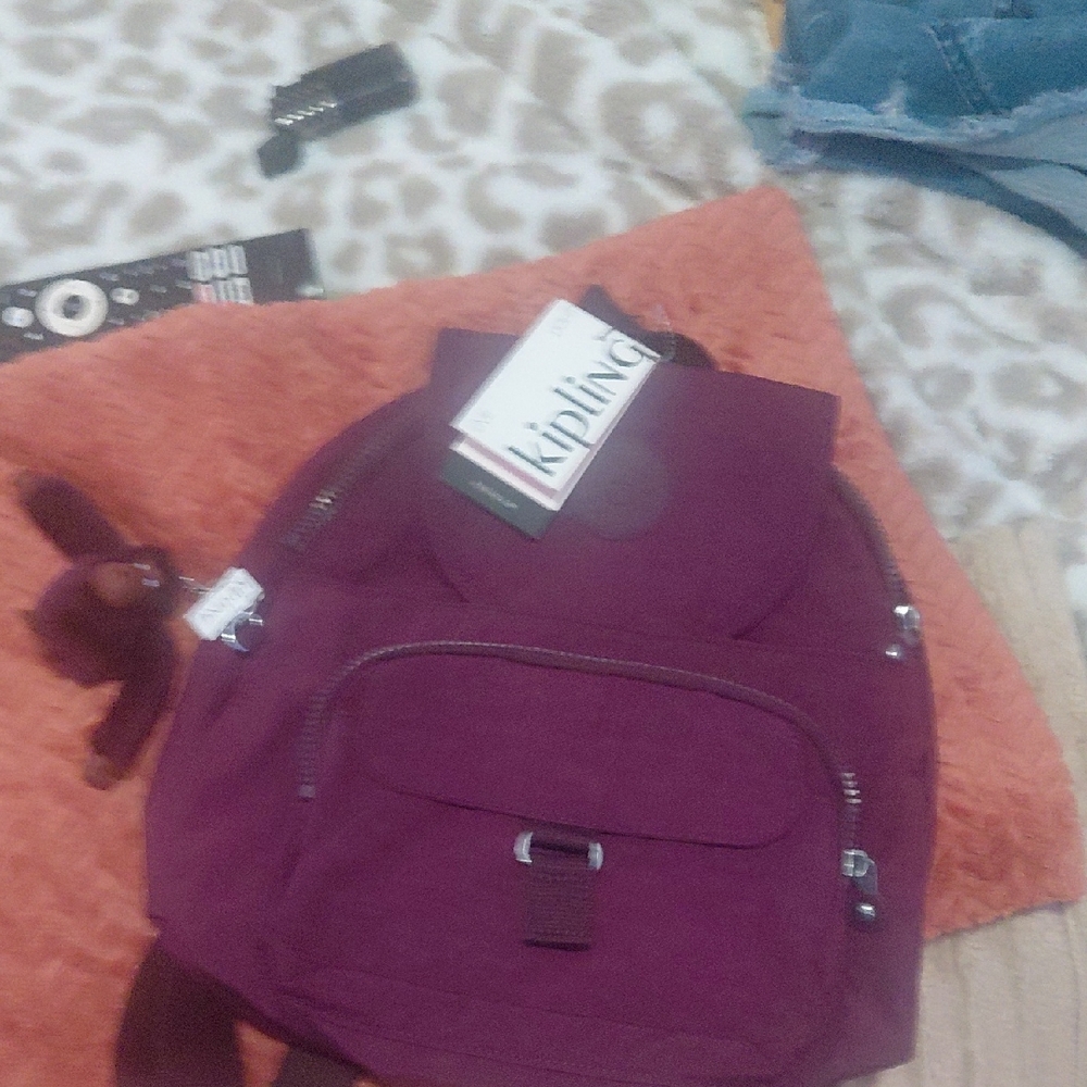 Kipling Women's Backpack in Rich Burgundy